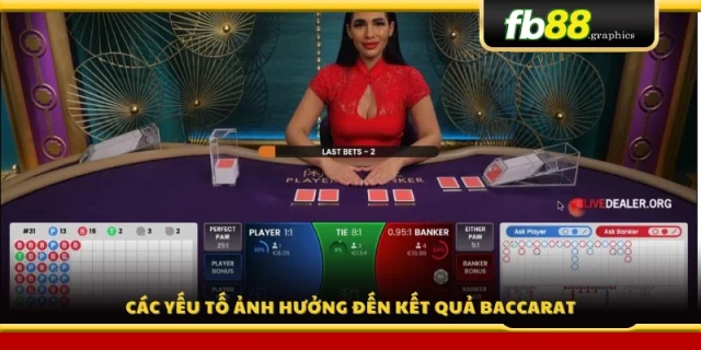 Những yếu tố quyết định kết quả trong Baccarat